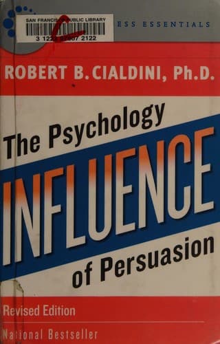 Influence: The Psychology of Persuasion book cover